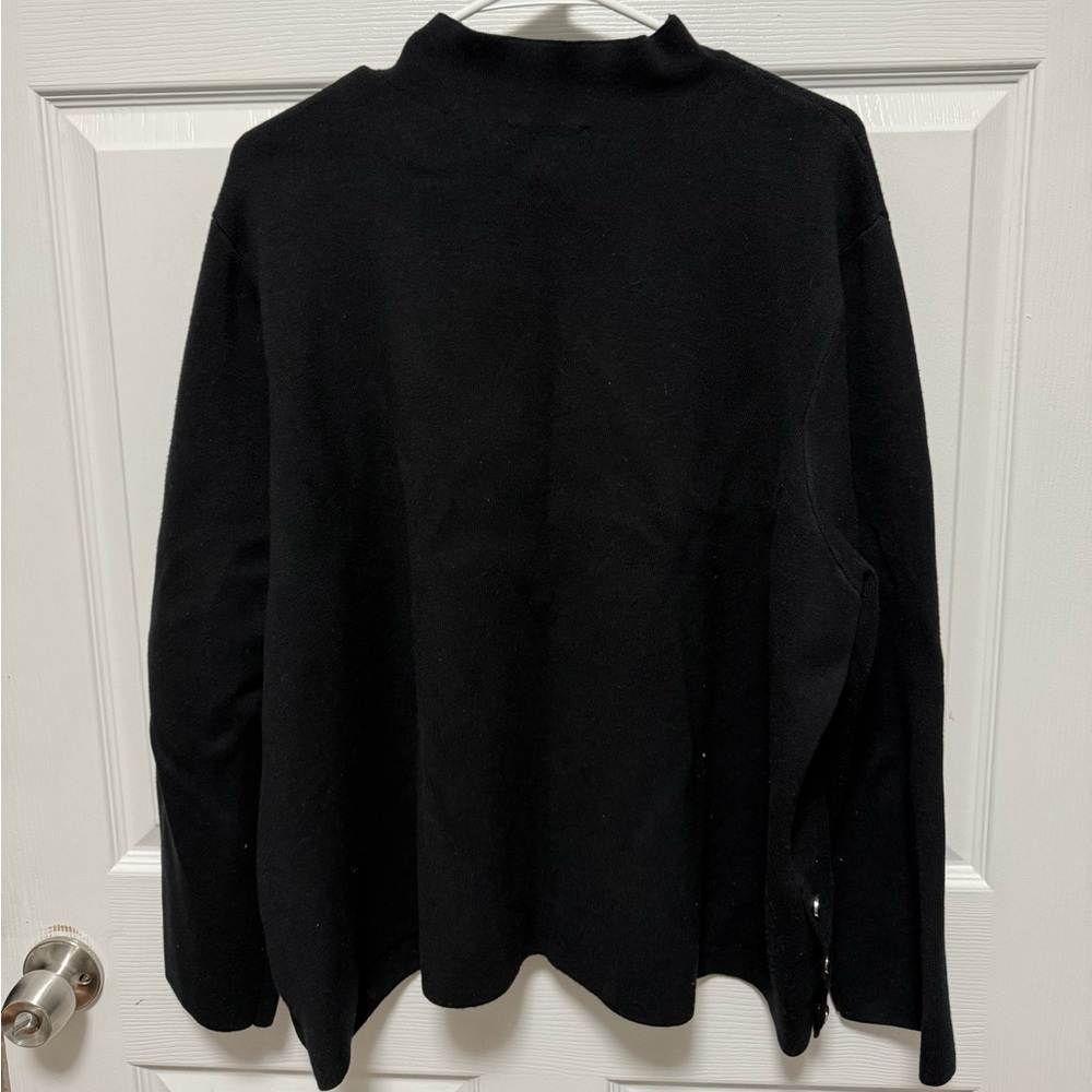 Investments Black Turtleneck Sweater